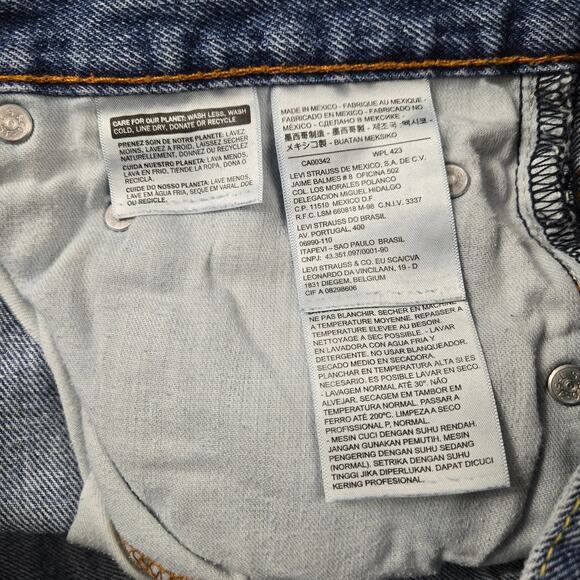 Levi's 550 Men's Jeans Red Tab Straight Leg 100% Cotton 2014 size 34 - Picture 12 of 16